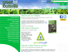 Tablet Screenshot of greenlistlouisville.com